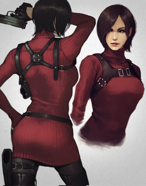  ada wong resident evil and 2 more drawn by ericson blum sample 0090610054692a56df9b8ab623512ec8