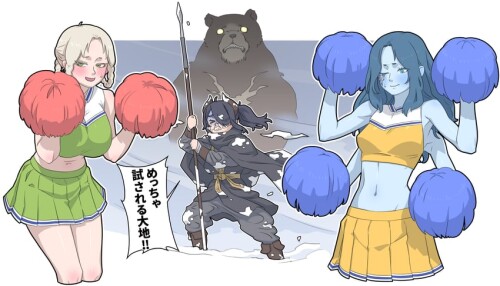  ranni the witch tarnished rya itou life and rune bear indie virtual youtuber and 1 more drawn by ku