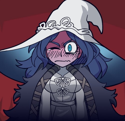  ranni the witch helltaker and 1 more drawn by shi ling yu sample fc8ec9810457f49a1e34c6f9b378e2c0