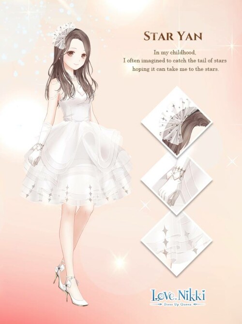 Flying Star Veil aka Star Yarn 01
