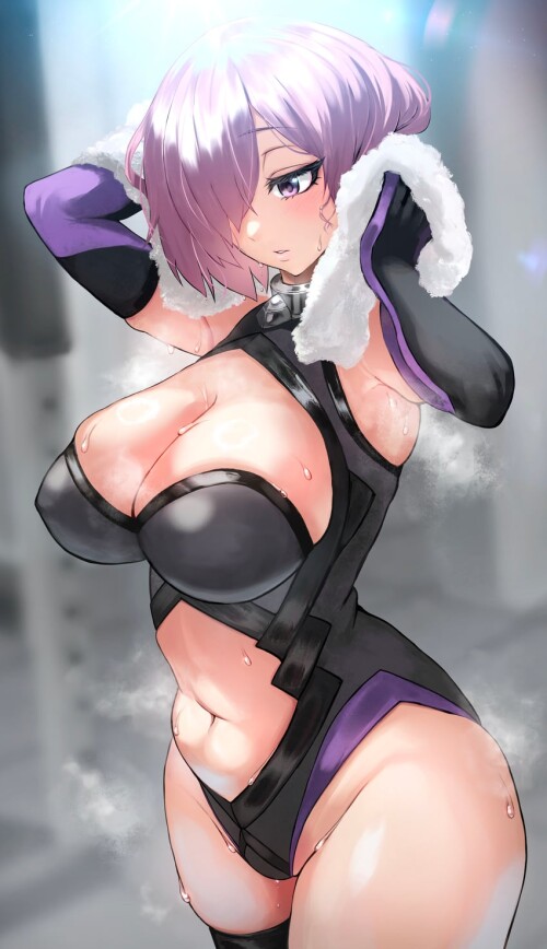  mash kyrielight and mash kyrielight fate and 1 more drawn by shibao aoyama sample 416dc3e67204283a1