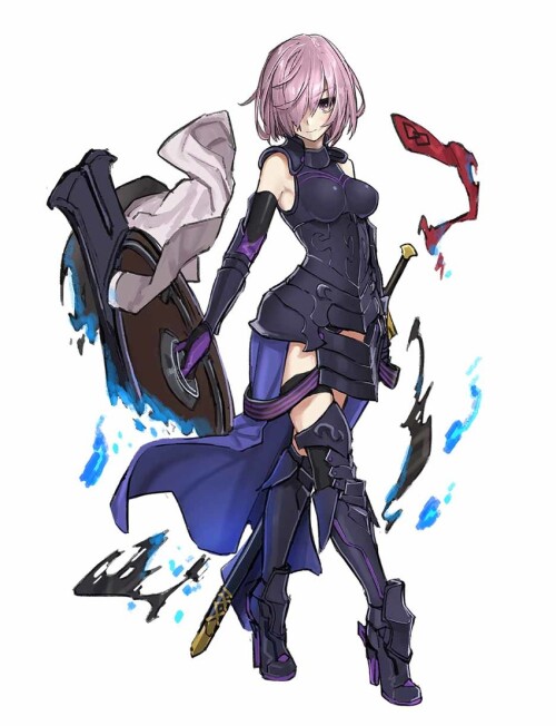  mash kyrielight and mash kyrielight fate and 1 more drawn by teshima nari sample 02e66bfb3e9f7d47e6