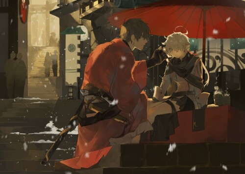  warrior of light adventurer alisaie leveilleur and samurai final fantasy and 1 more drawn by rokyoy