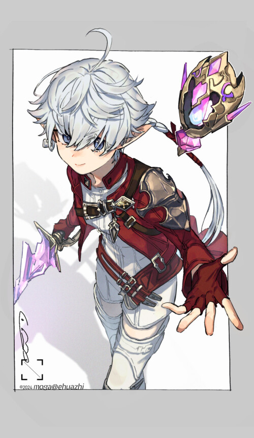  alisaie leveilleur and red mage final fantasy and 1 more drawn by mogayama 77f06c48f8426d16d03a4496