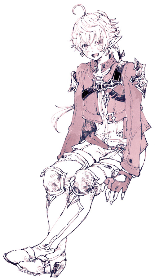  alisaie leveilleur final fantasy and 1 more drawn by itowo itowc cf39a6c952e34a2c52ab75587833be5a