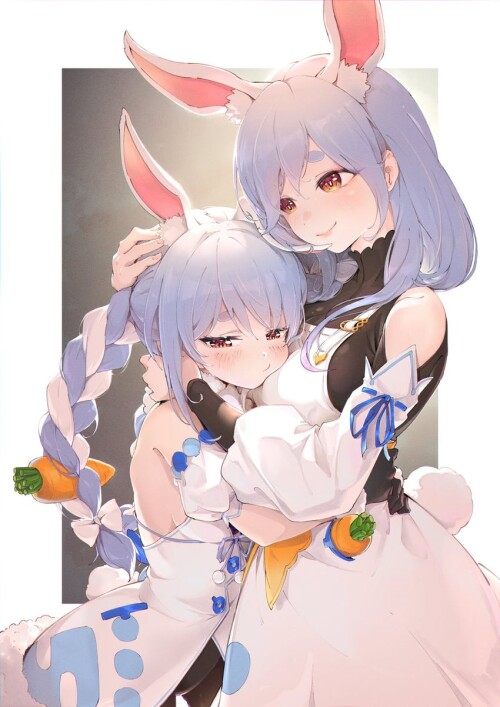  usada pekora and pekomama hololive drawn by craizuss sample 79c38fc888fc4190738c8c7abea1ef76