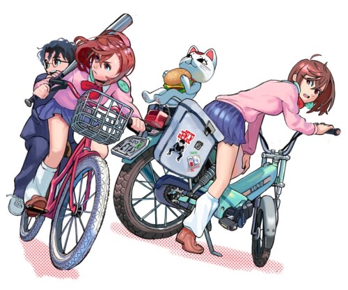  ayase momo takakura ken and turbo granny dandadan drawn by calilo sample d4837688442957c5a764f75da8