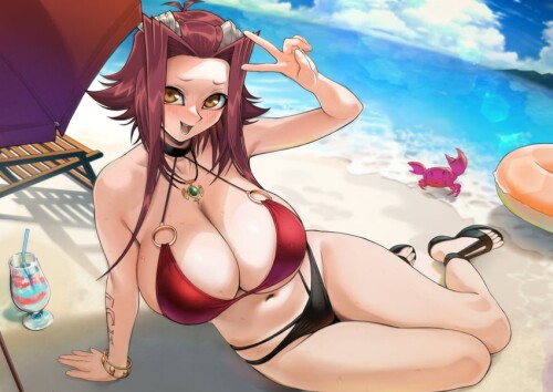  izayoi aki yu gi oh and 1 more drawn by yunomigx sample e470c9c8453bf3b24cb104b23e51ce35