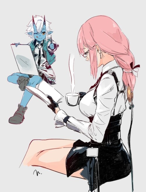  soukaku and tsukishiro yanagi zenless zone zero drawn by torokko sample 370ecc6f668eb8ba959c764e38e