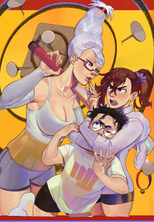  ayase momo takakura ken and ayase seiko dandadan drawn by ionettam sample d27f6d0d28dc031924f381ee0