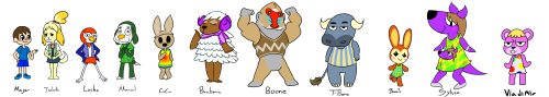 my Villagers so far