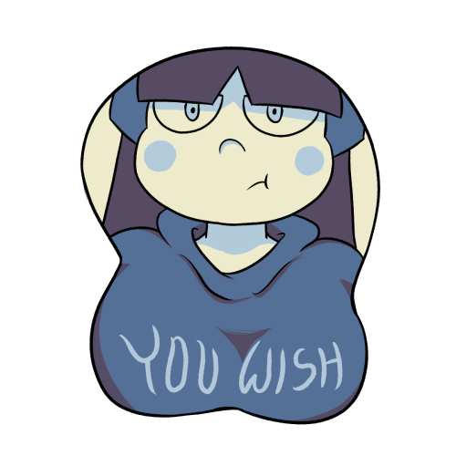 domobot Almond Sweatergal and Lucille mousepad01