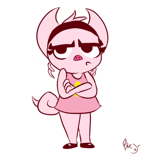 Mina the Pig as Mandy