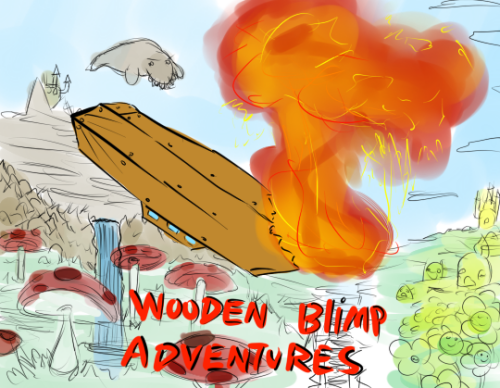 wooden blimp adventure