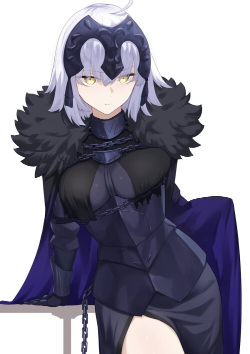 jeanne d arc alter and jeanne d arc alter fate and 1 more drawn by okuma707 sample b4fe584233aa44ec